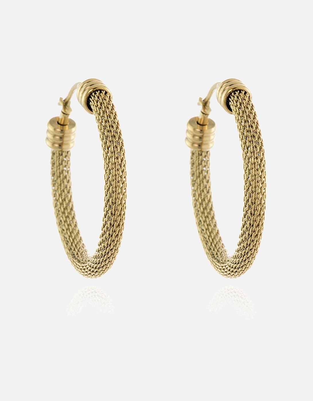 Cady Gold Hoop Earrings, 4 of 3