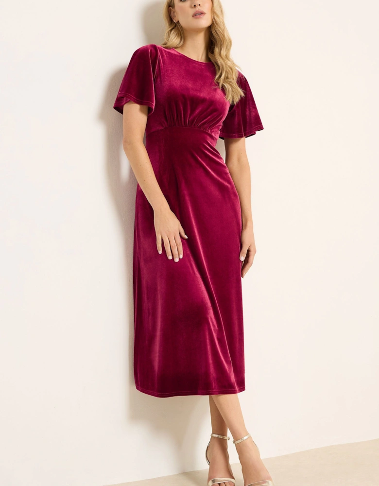 Tall Velour Tea Dress