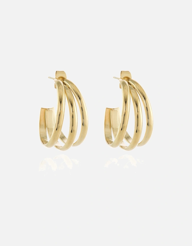 Gabby Gold Hoop Earrings
