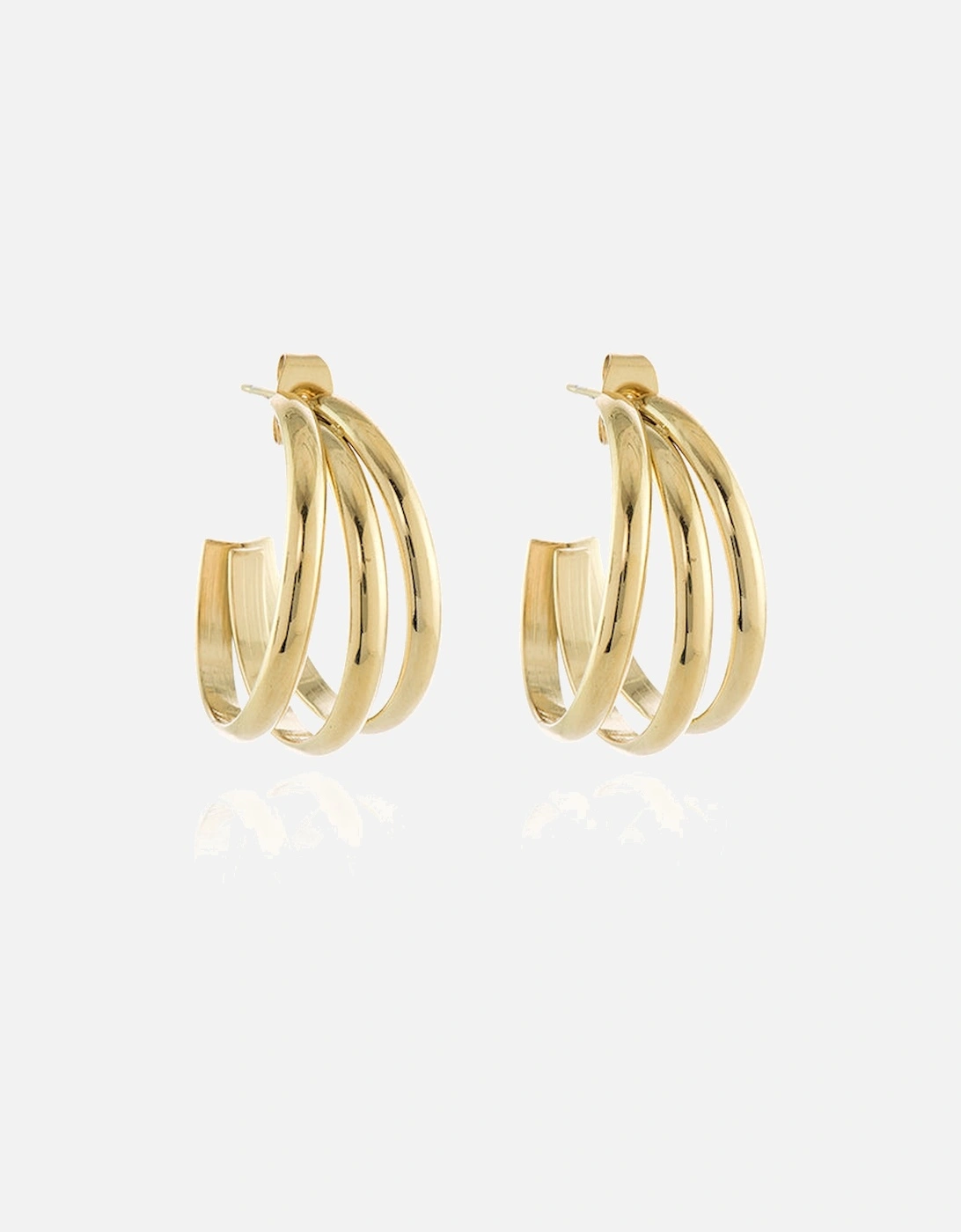 Gabby Gold Hoop Earrings, 4 of 3