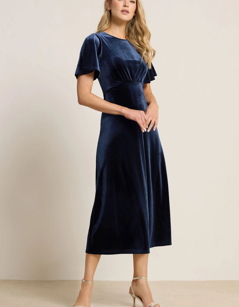 Tall Velour Tea Dress