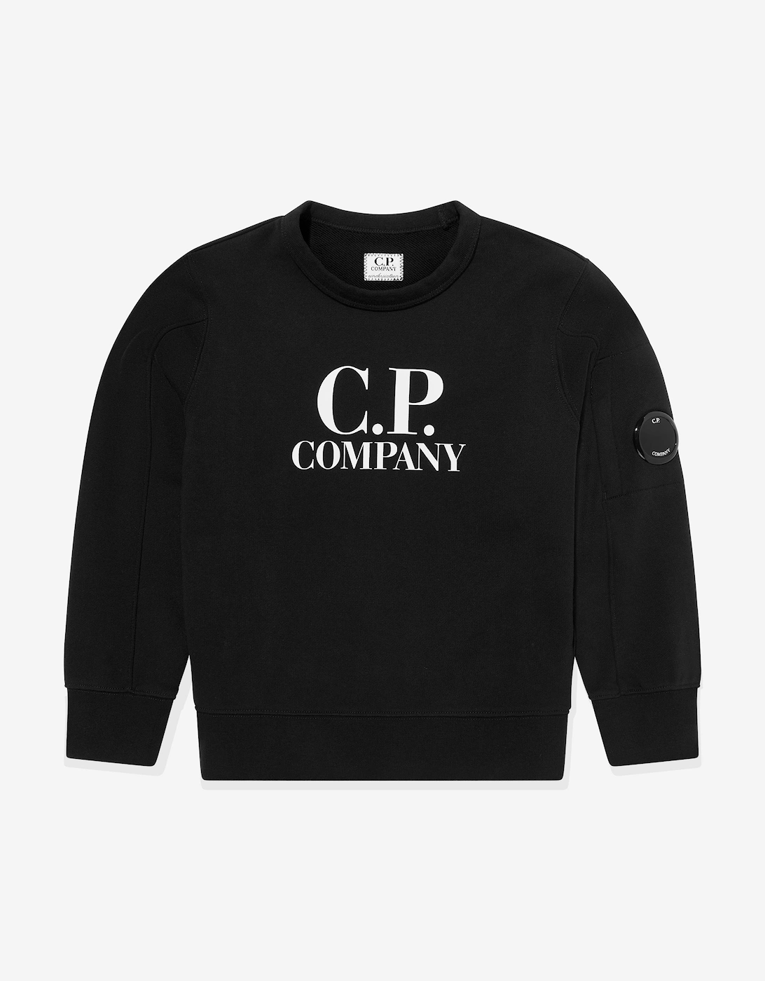 C.P. Company Boys Logo Sweatshirt in Black, 5 of 4