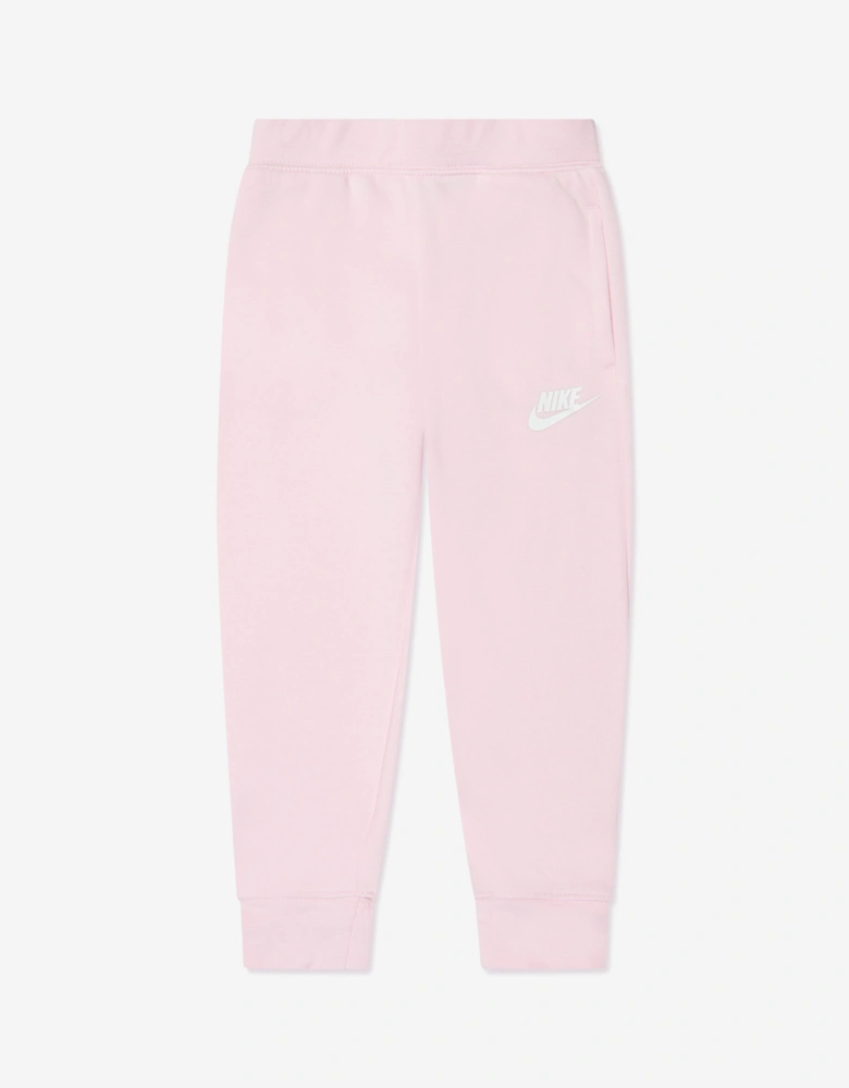 Girls Club Fleece Joggers in Pink