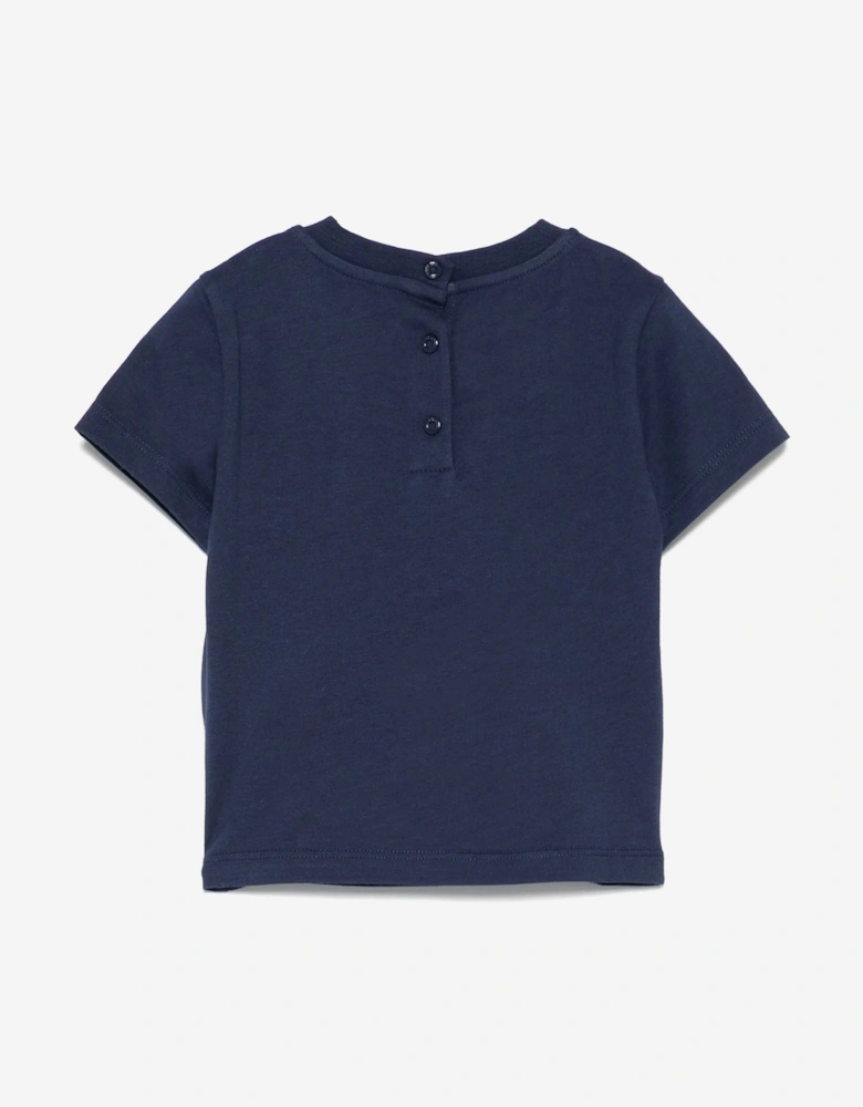 Baby Boys Shield T-Shirt in Navy