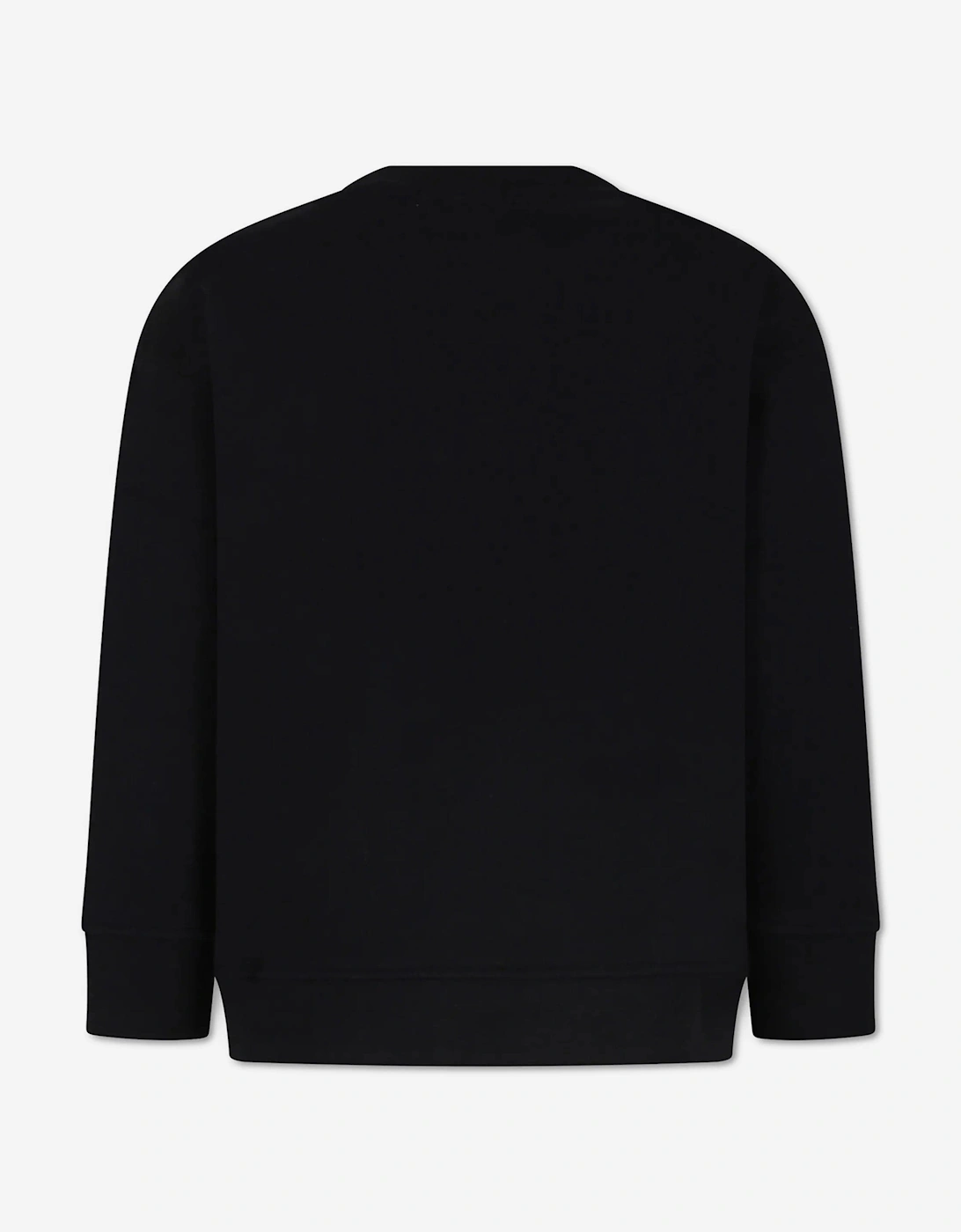 Boys Circle Logo Sweatshirt in Black