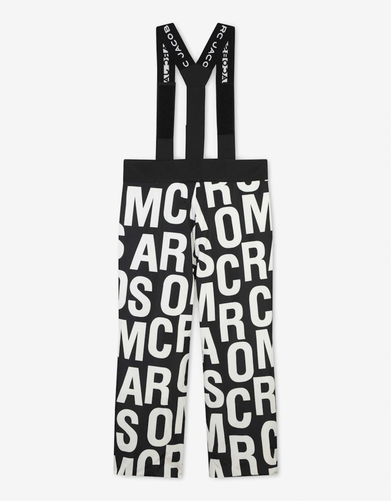 Kids Logo Ski Trousers in Black