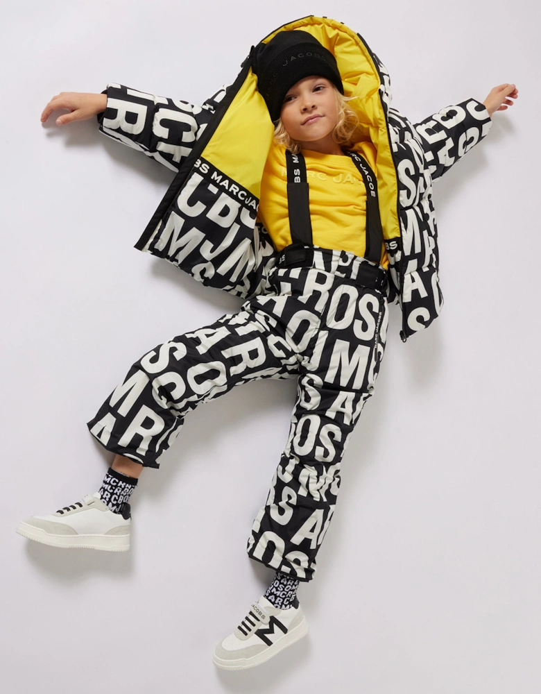 Kids Logo Ski Trousers in Black