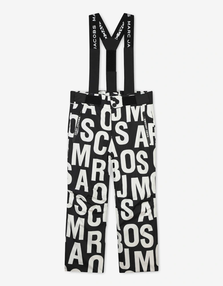 Kids Logo Ski Trousers in Black