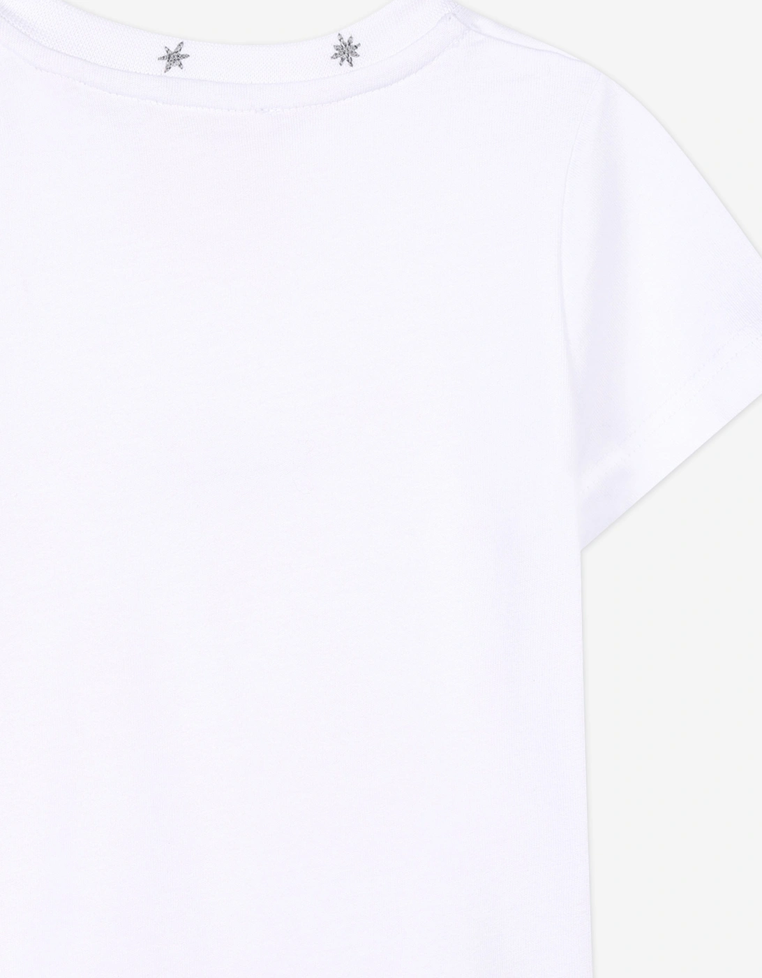 Baby Boys Embroidered Logo T-Shirt in White