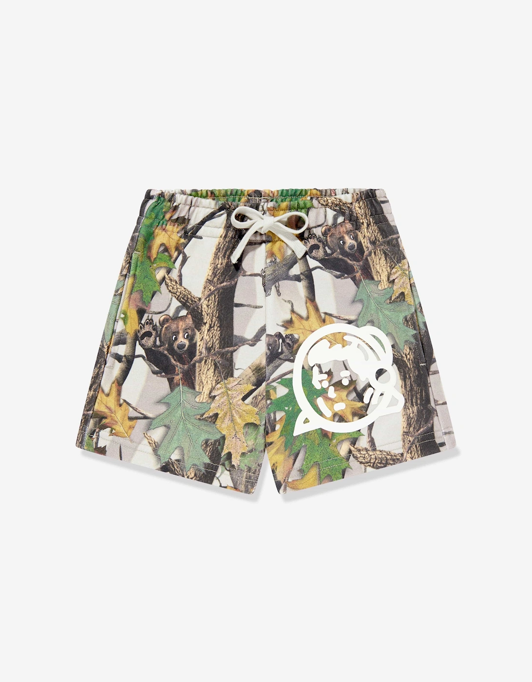Boys Tree Camo Astro Shorts in Multicolour, 5 of 4