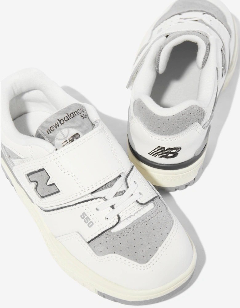 Kids 550 Trainers in White