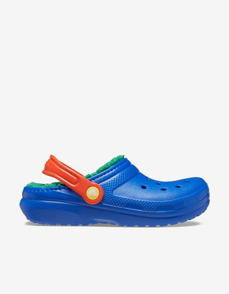 Boys Classic Lined Clog in Blue
