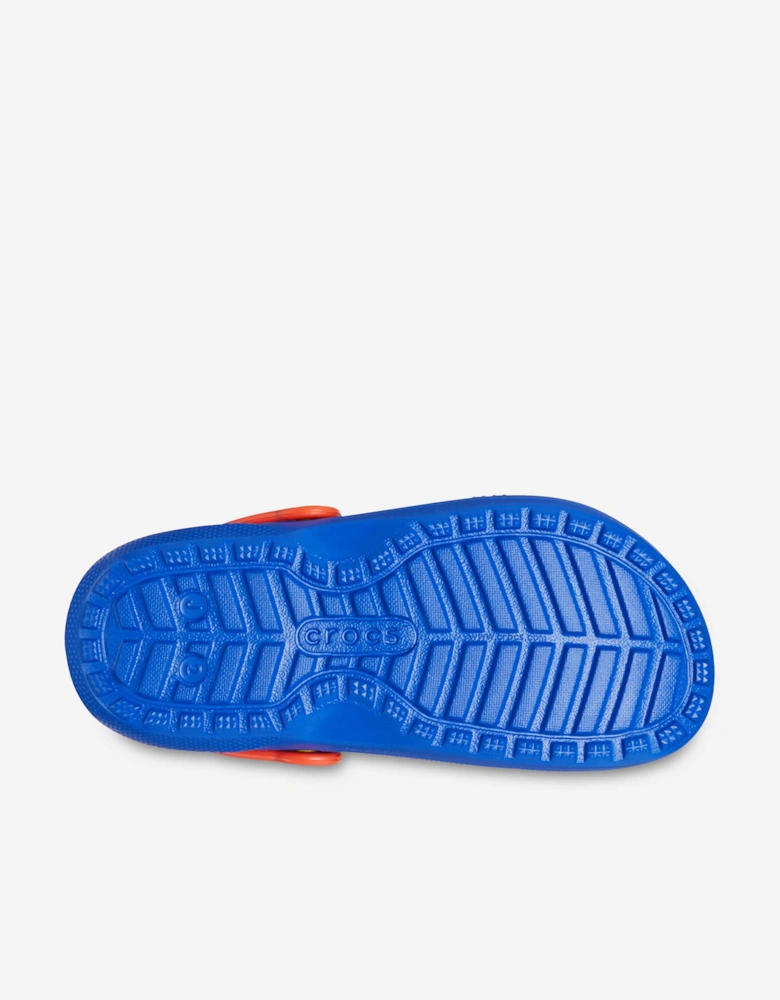 Boys Classic Lined Clog in Blue