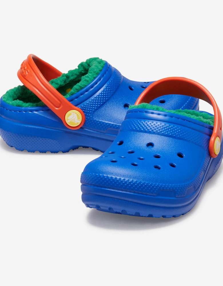 Boys Classic Lined Clog in Blue