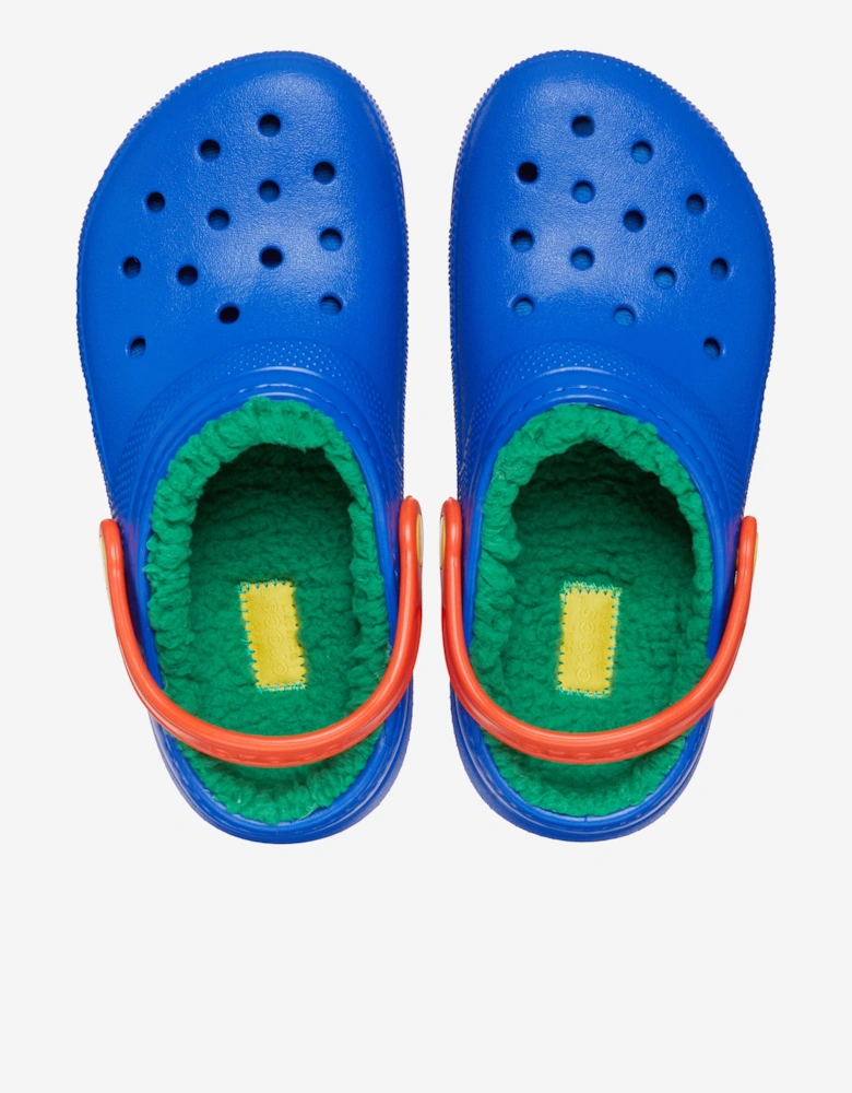 Boys Classic Lined Clog in Blue