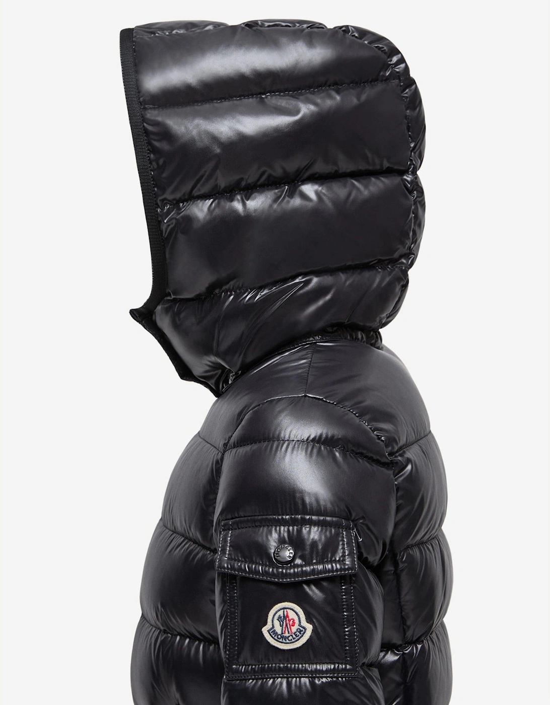 Girls Down Padded Bady Jacket in Black