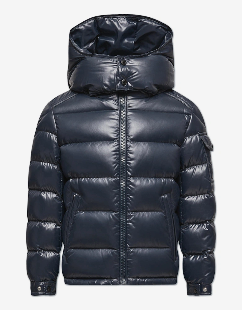 Kids Down Padded Maya Jacket in Navy