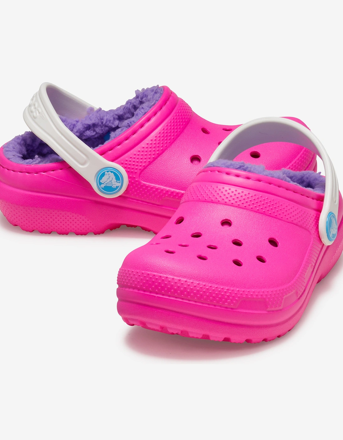 Girls Classic Lined Clog in Pink