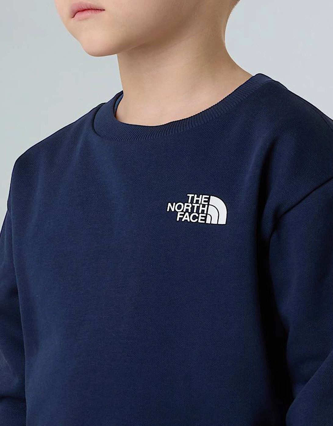 Kids Simple Dome Fleece Tracksuit in Navy