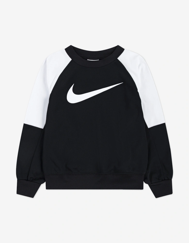 Kids Lifestyle Essentials Tracksuit in Black