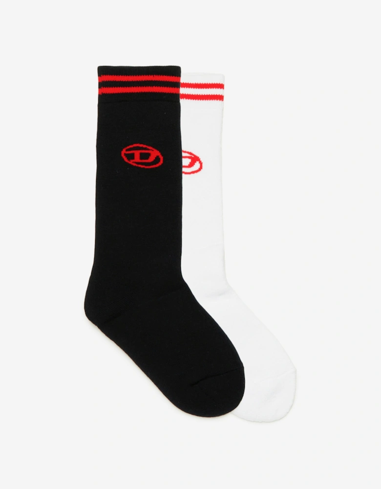 Kids Logo Socks Set in Multicolour