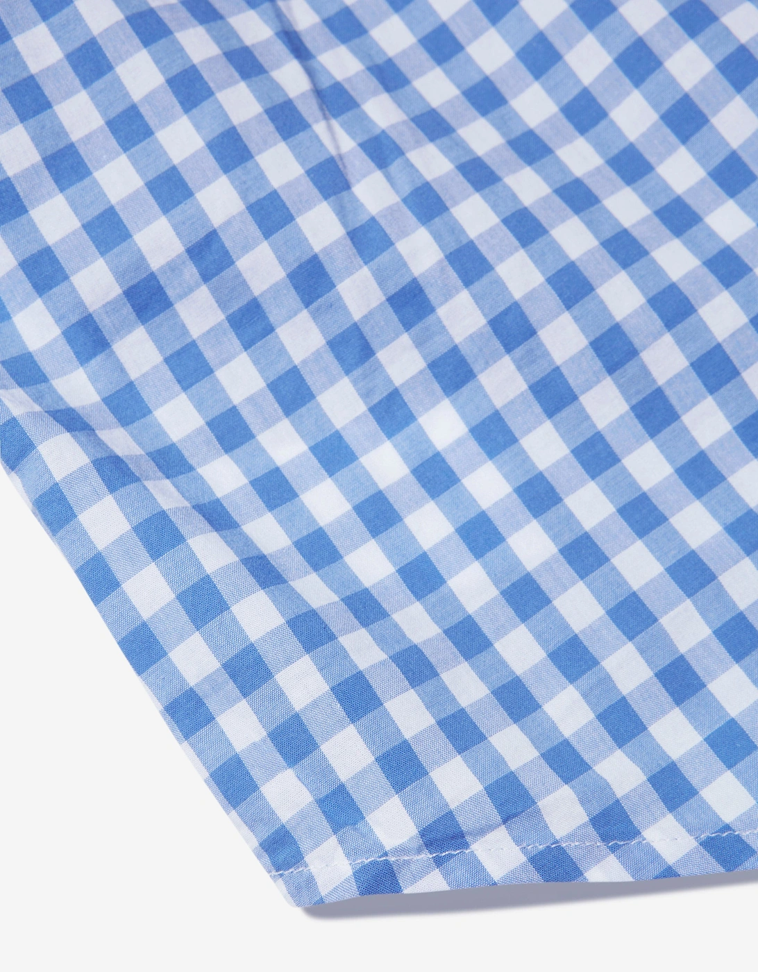 Boys Gingham Shirt in Blue