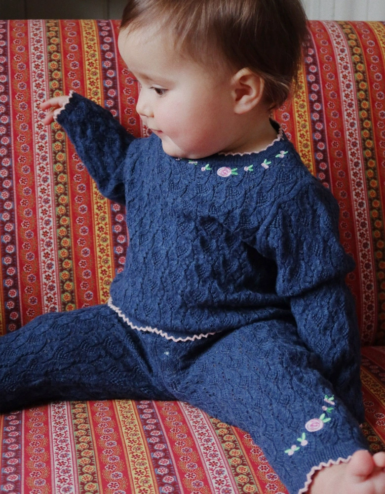 Girls Rosier Pants in Navy