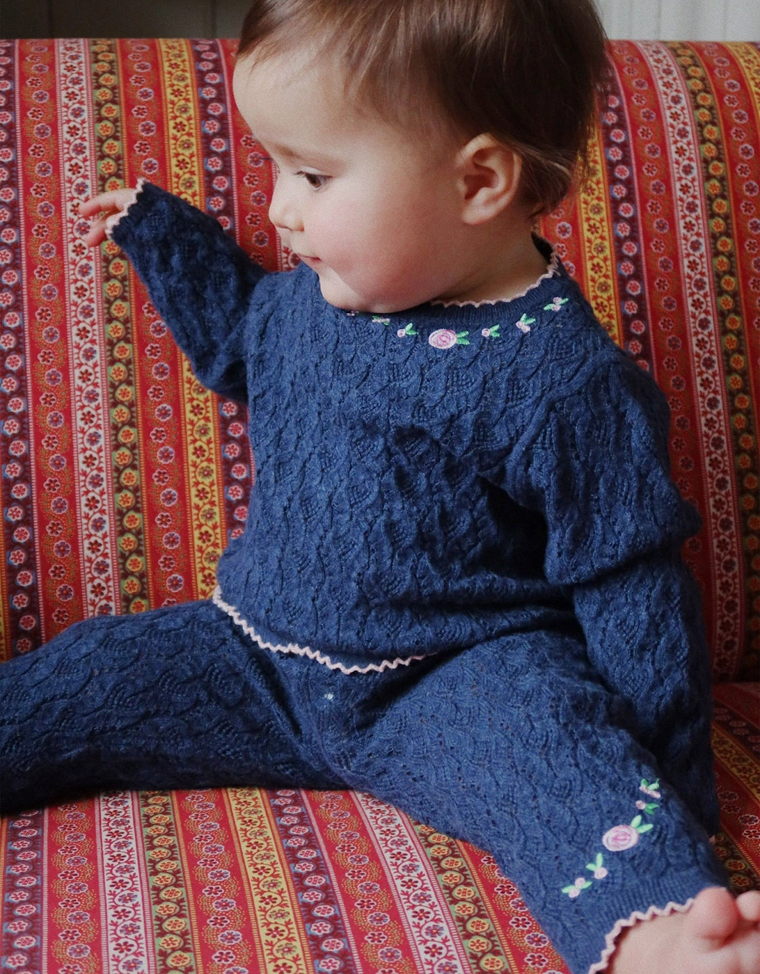 Girls Rosier Pants in Navy
