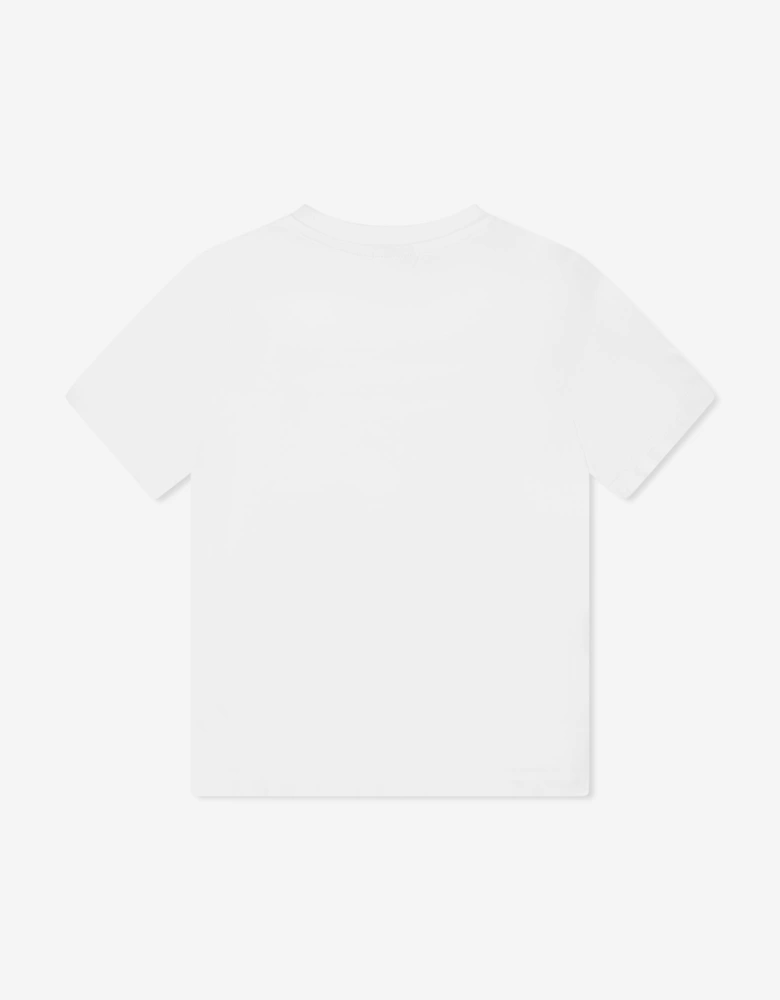 BOSS Boys Logo T-Shirt in White