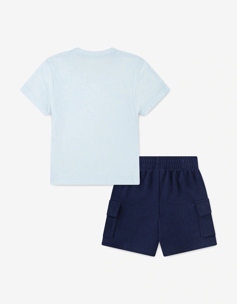 Boys NSW Pocket T-Shirt and Shorts Set in Blue