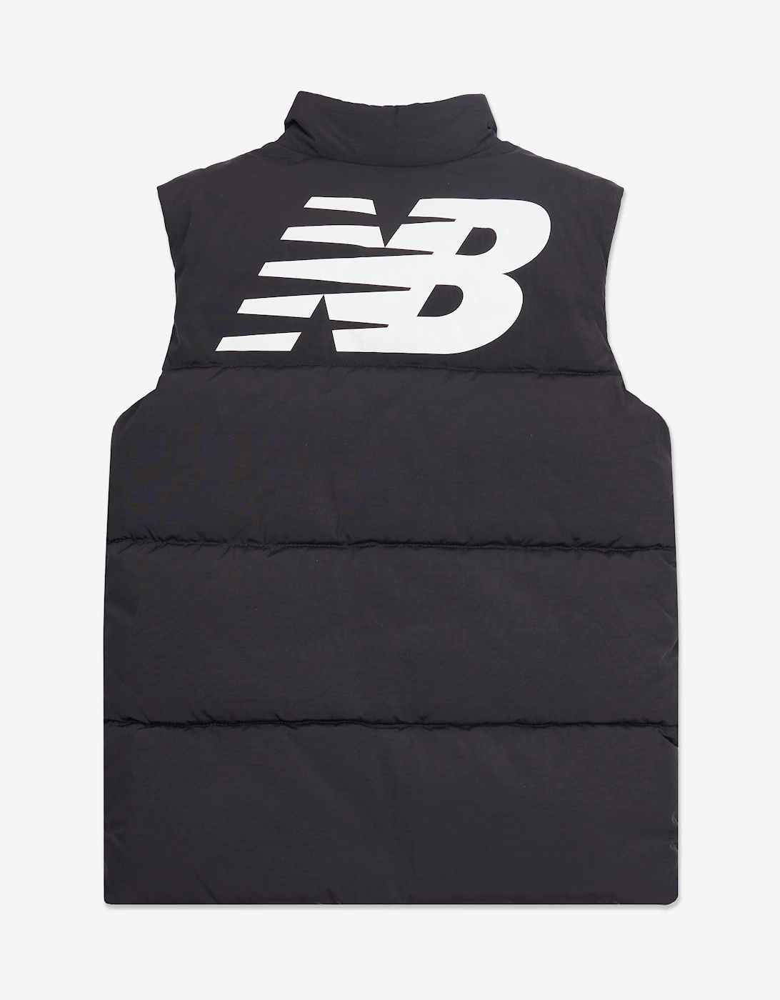 Boys Logo Quilted Gilet in Black