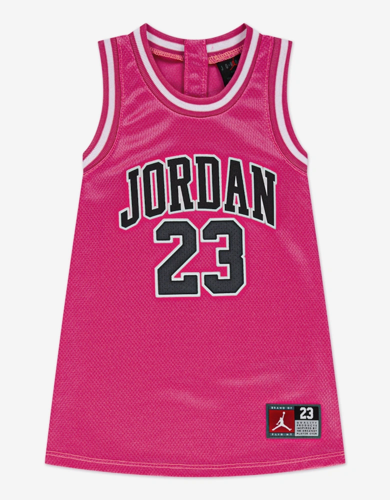 Girls 23 Jersey Dress in Pink