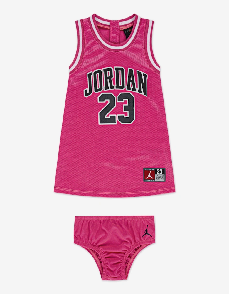 Girls 23 Jersey Dress in Pink