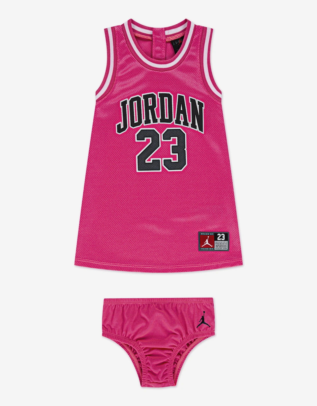 Girls 23 Jersey Dress in Pink, 5 of 4
