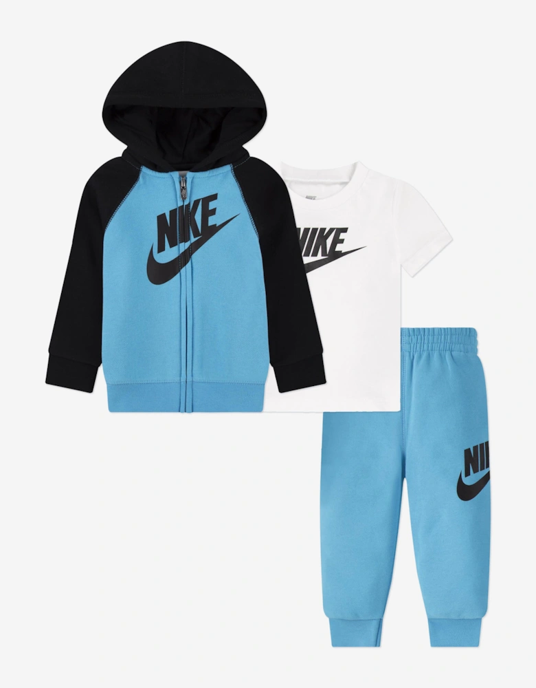 Boys 3 Piece Tracksuit Set in Blue