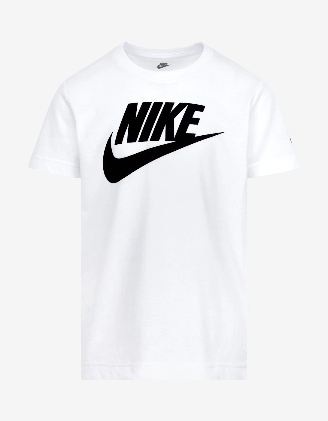 Nike Kids Futura Evergreen T-Shirt in White - Size: 18 mths