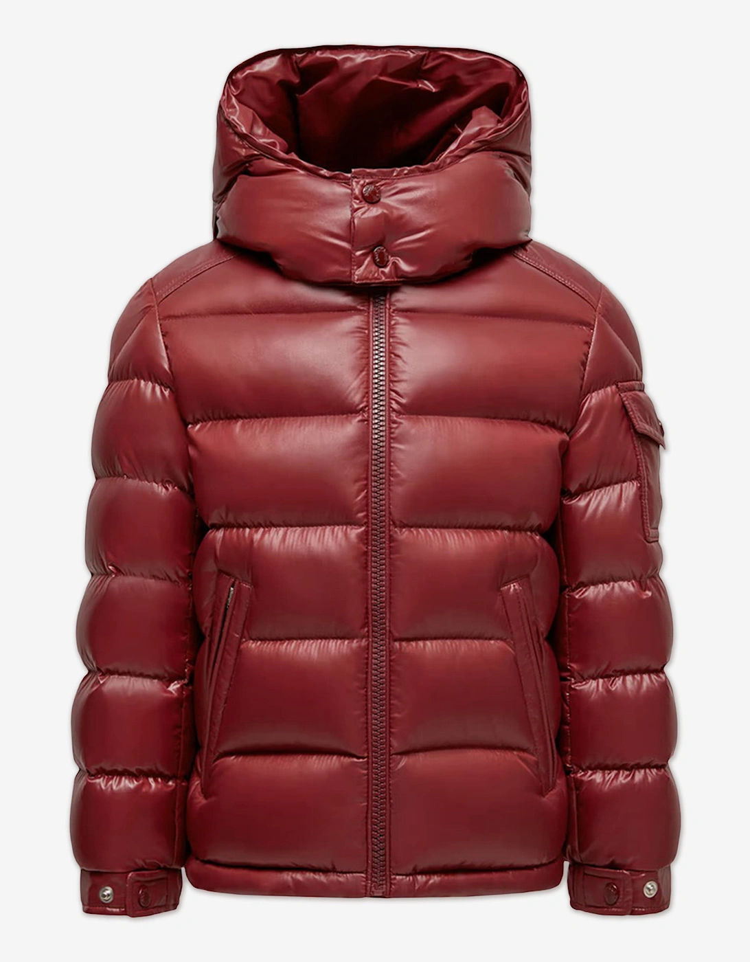 Moncler Girls Multi Enfant Down Padded Maya Jacket In Red - Size: 4 Years Kids