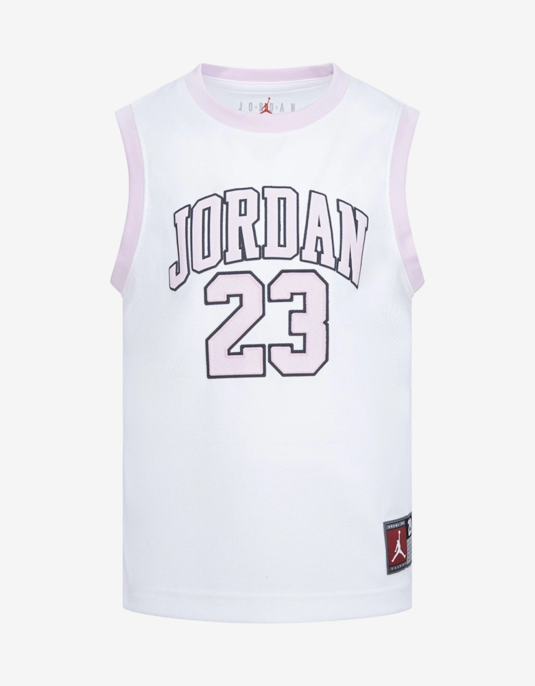 Girls 23 Jersey Short Set in Pink
