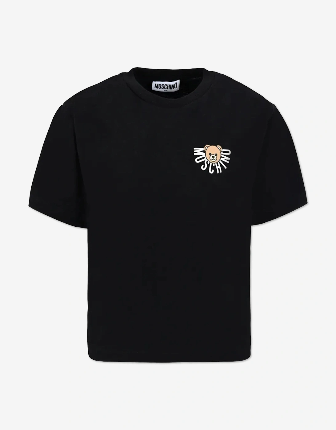 Kids Bear Logo T-Shirt in Black, 3 of 2