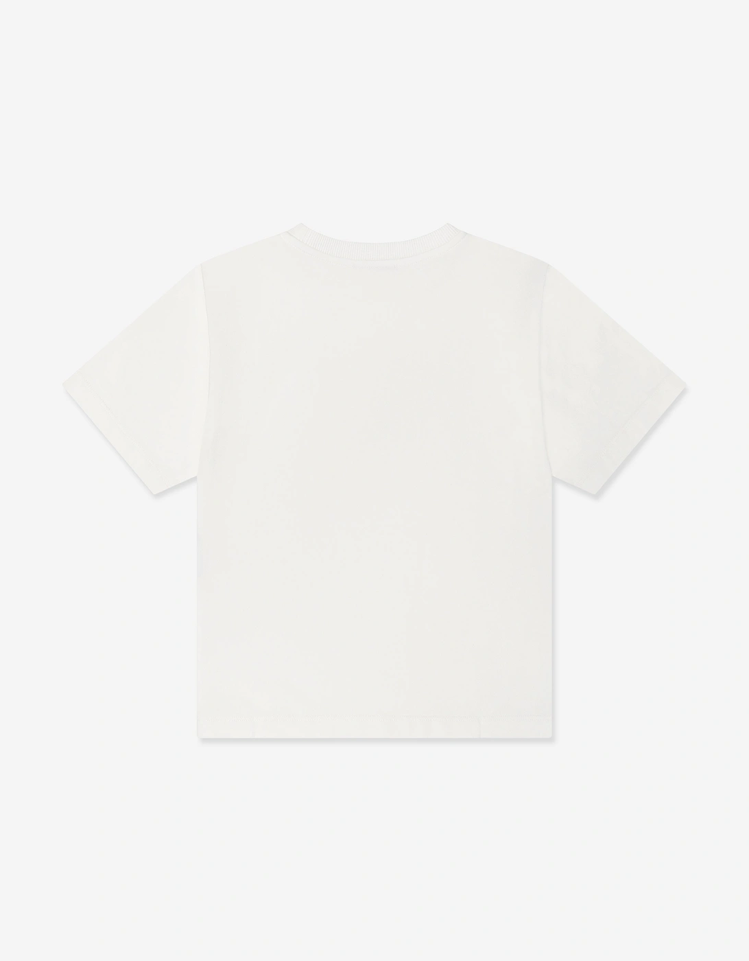 Girls Bow Heart T-Shirt in Ivory