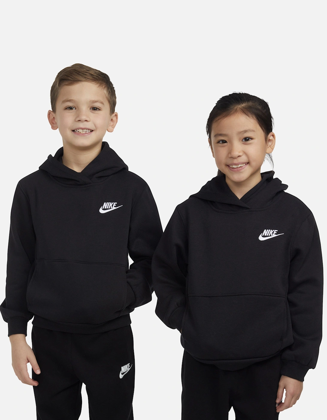 Kids NSW Club Fleece Hoodie in Black