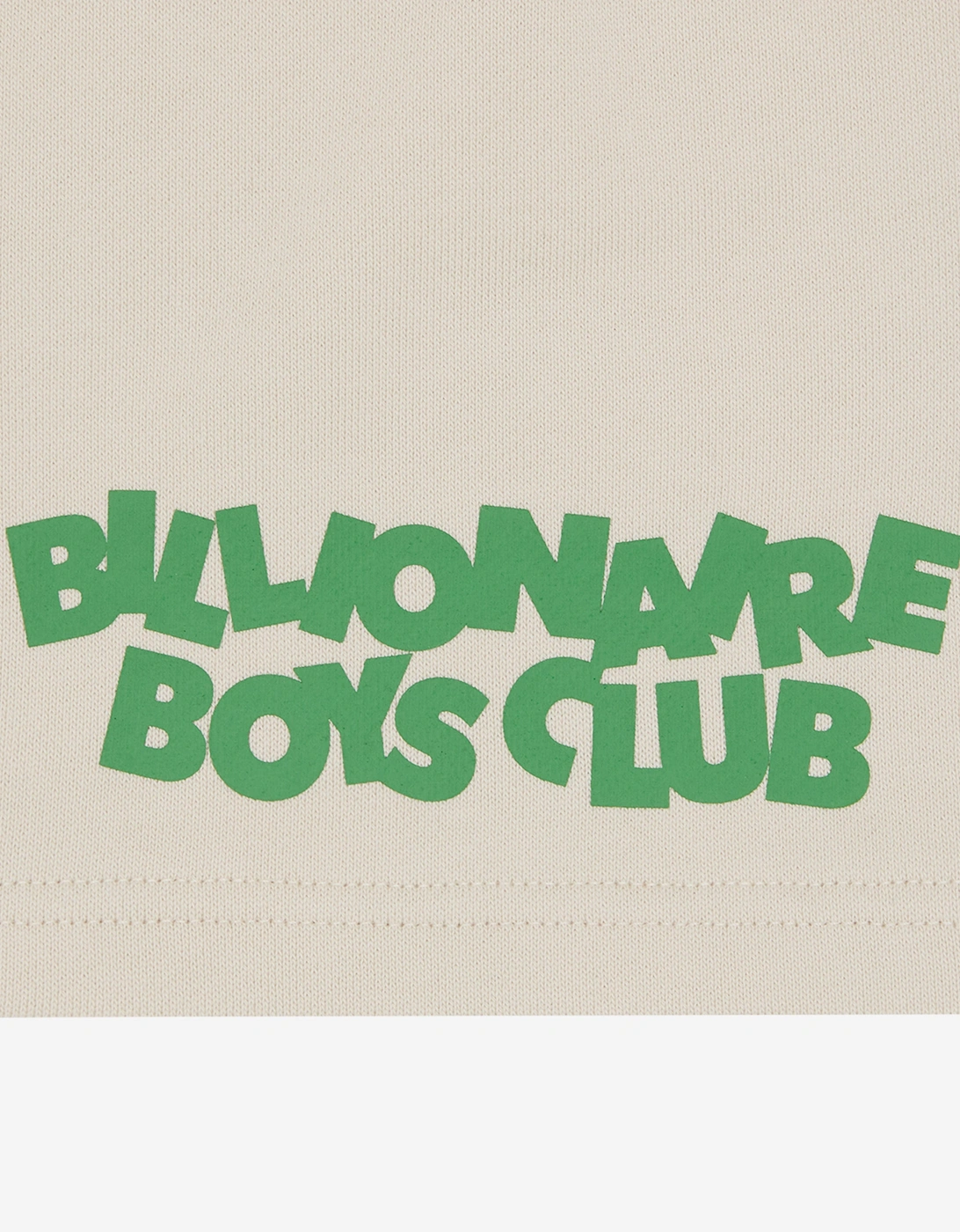 Boys Gradient Logo Shorts in Ivory