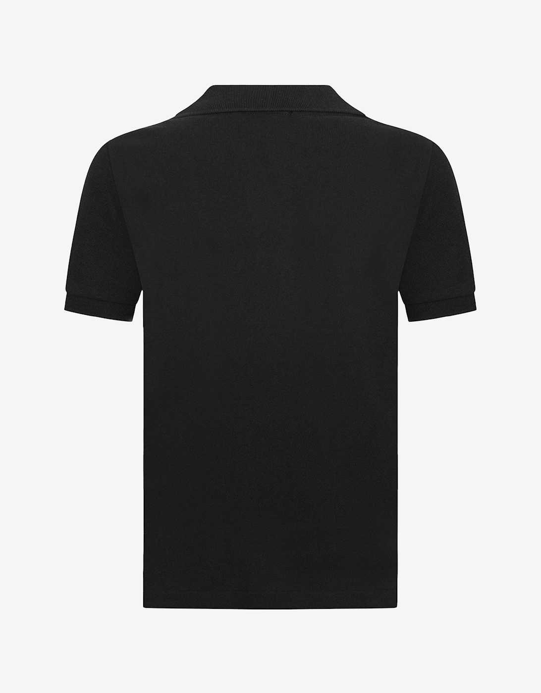 Boys Custom Fit Polo Shirt in Black