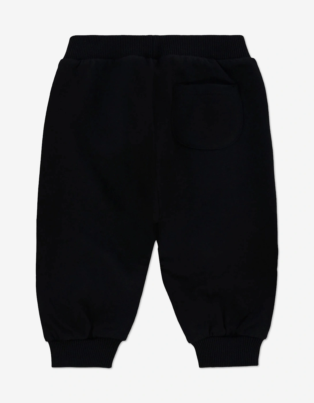 Baby Teddy Bear Logo Joggers in Black