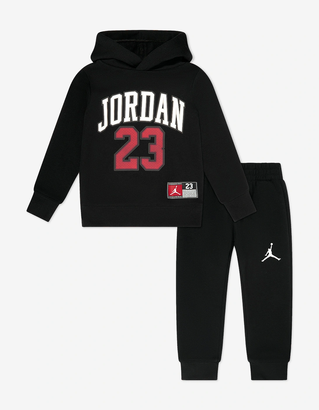 Kids Logo Tracksuit in Black, 5 of 4