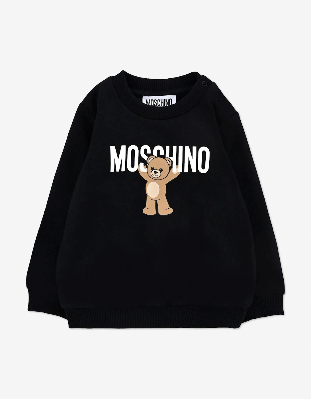 Baby Teddy Bear Logo Sweatshirt in Black, 5 of 4