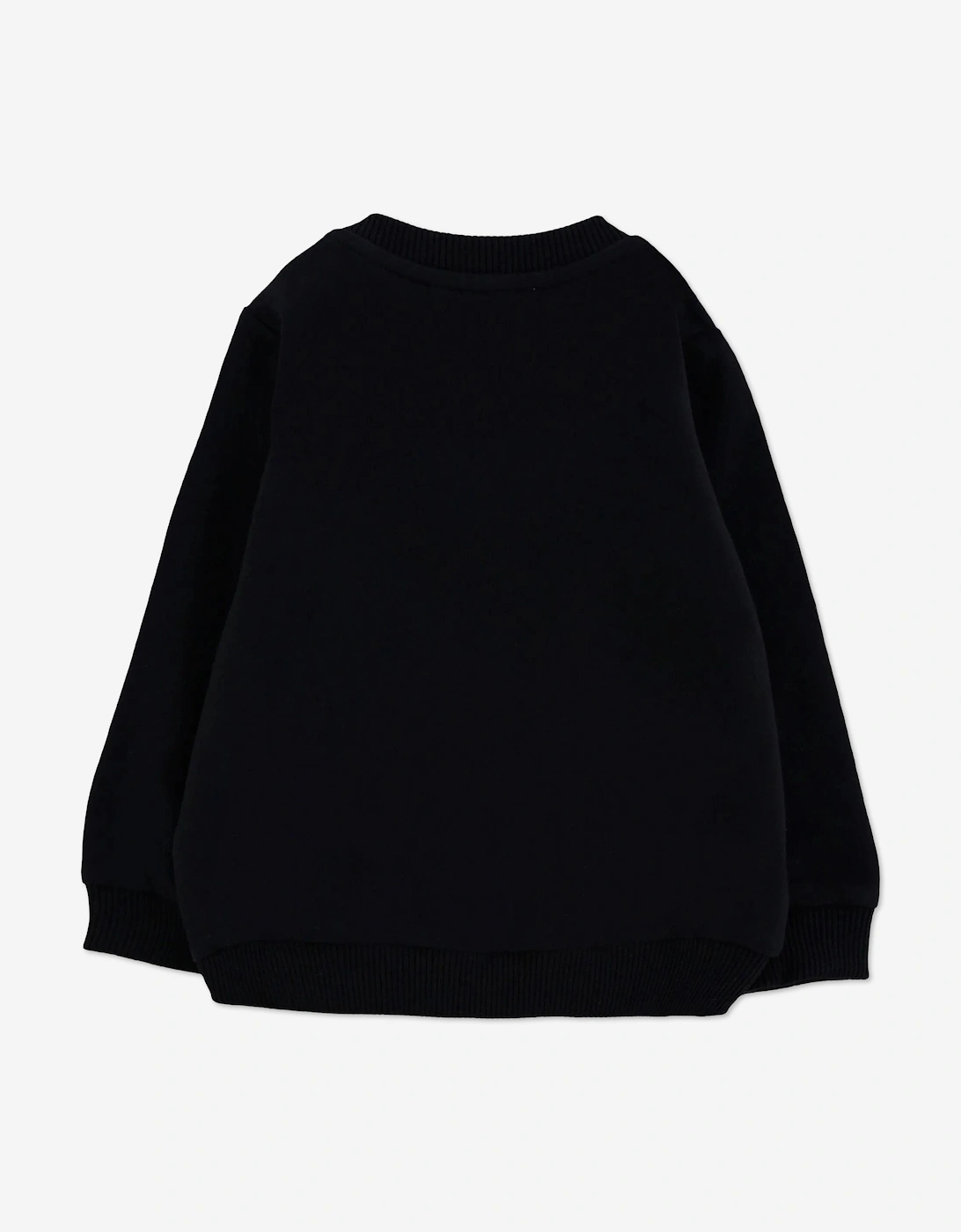 Baby Teddy Bear Logo Sweatshirt in Black