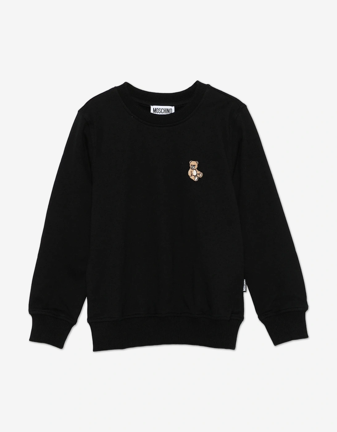 Kids Teddy Bear Sweatshirt in Black, 4 of 3