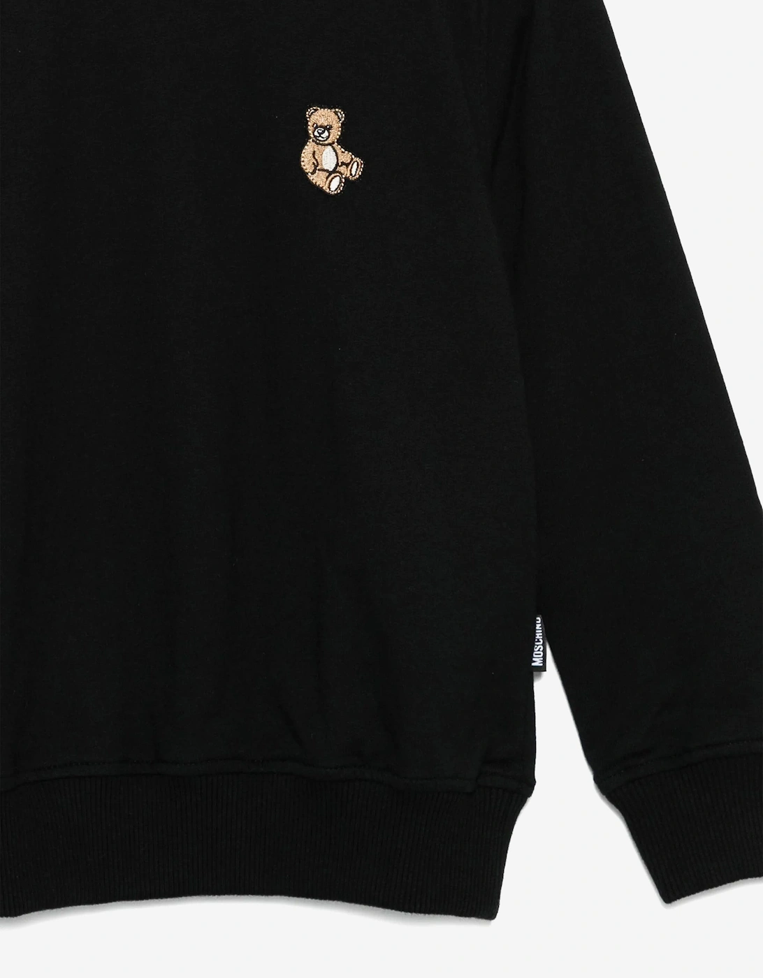 Kids Teddy Bear Sweatshirt in Black