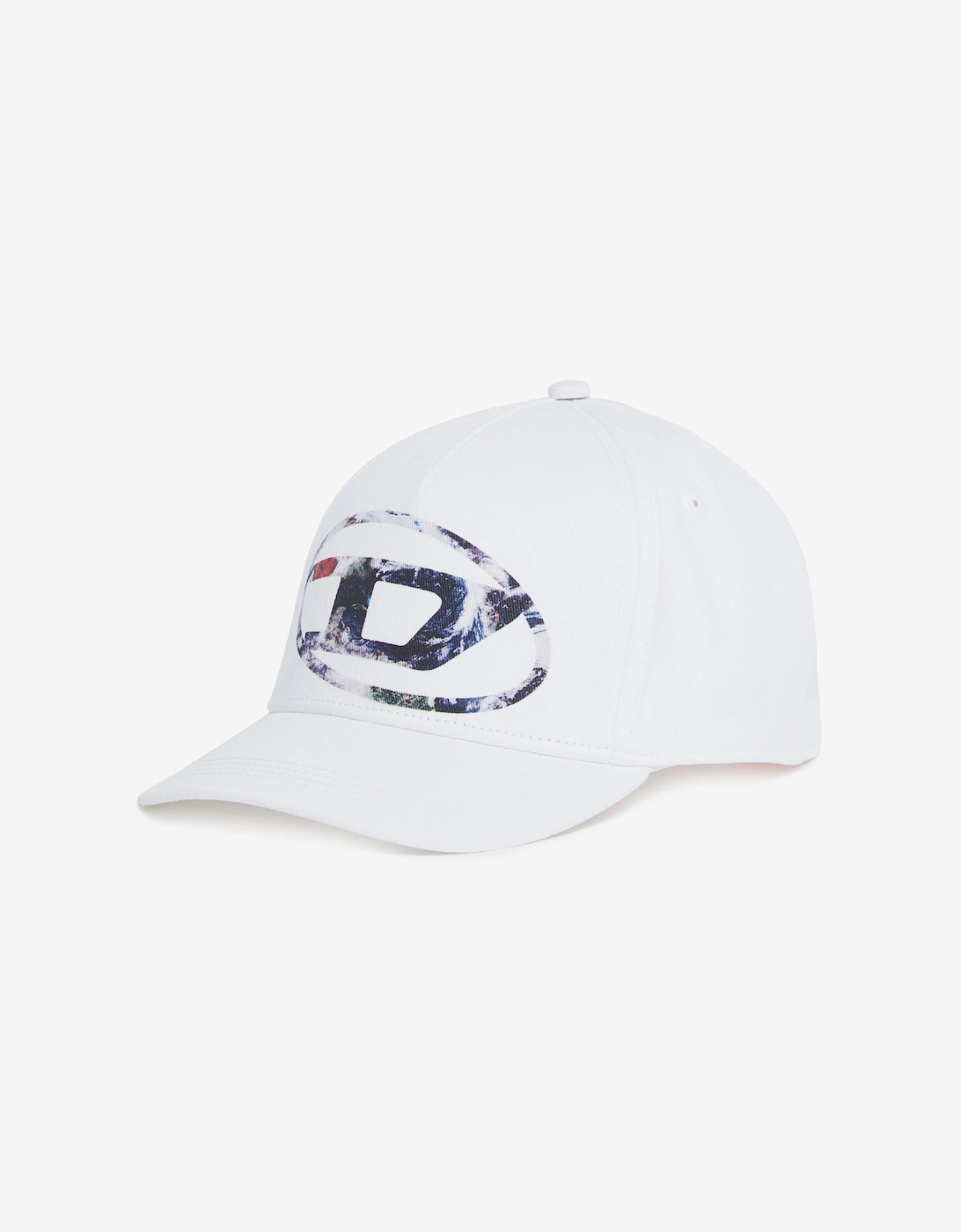 Kids Oval D Logo Cap in White, 4 of 3